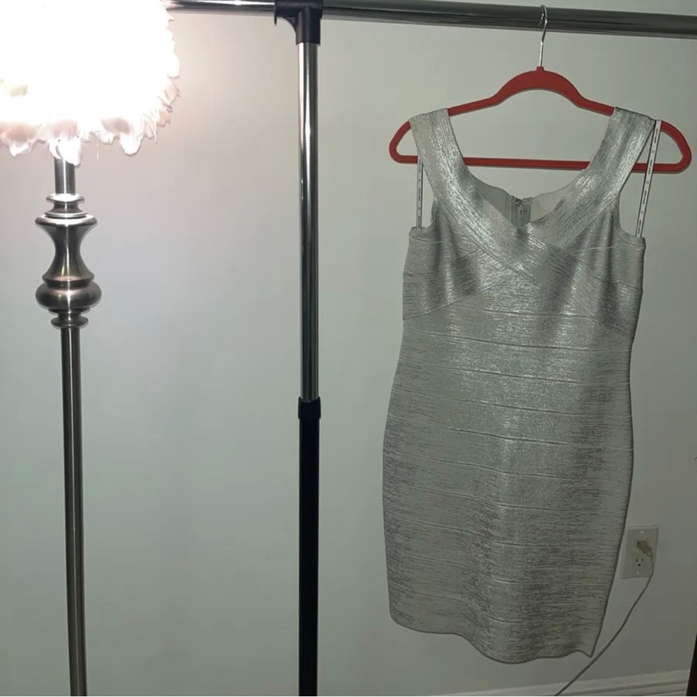 Herve Leger Paris dress.